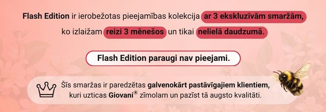 Giovani Luksusa veļas smaržas PEACH ELIXIR