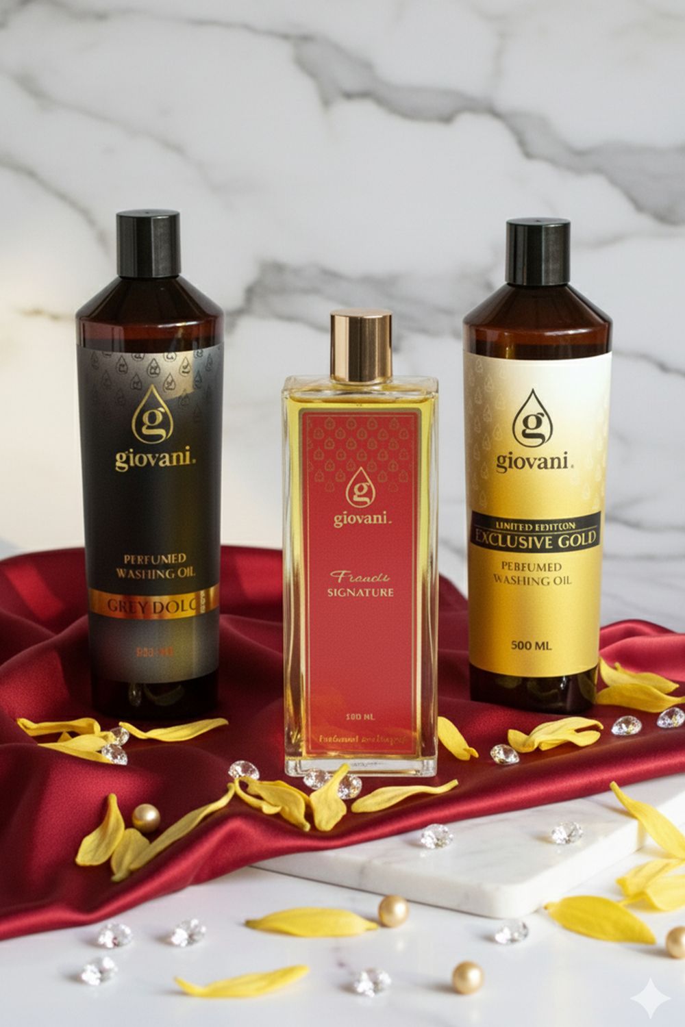 Giovani PARFUMERIE - Grezns mazgāšanas eļļu komplekts