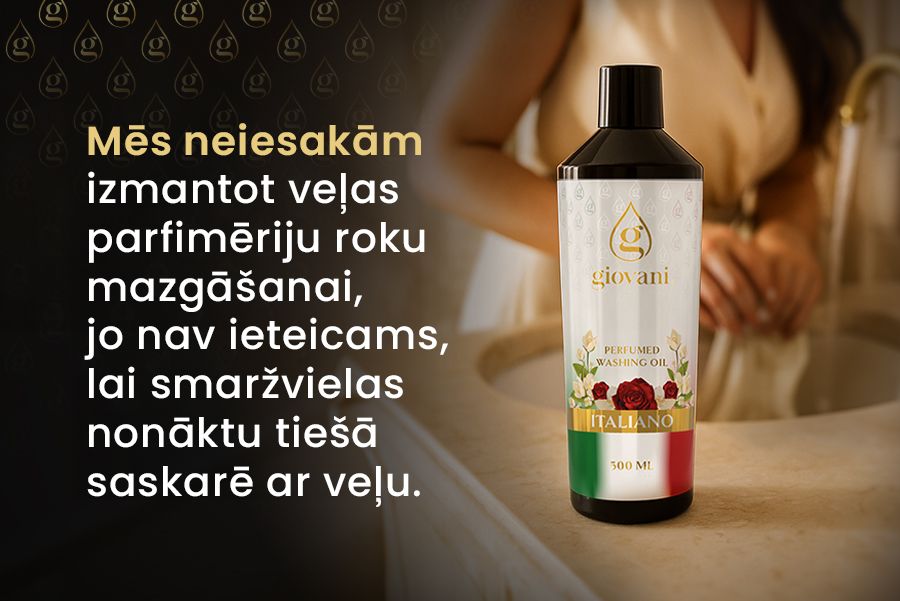 Roku mazgāšana nav ieteicama