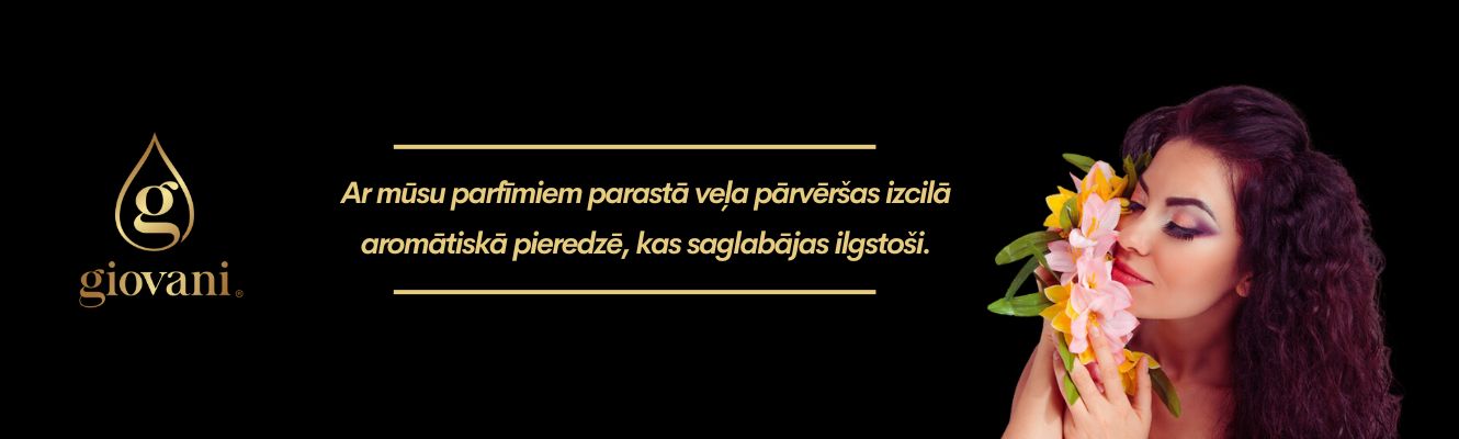 Augstas kvalitātes un luksusa veļas eļļa Giovani