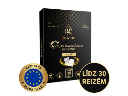 Giovani PURE veļas lentas – 30 mazgāšanas reizēm