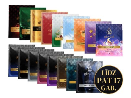 Giovani Paraugu Komplekts – 17 Paraugi