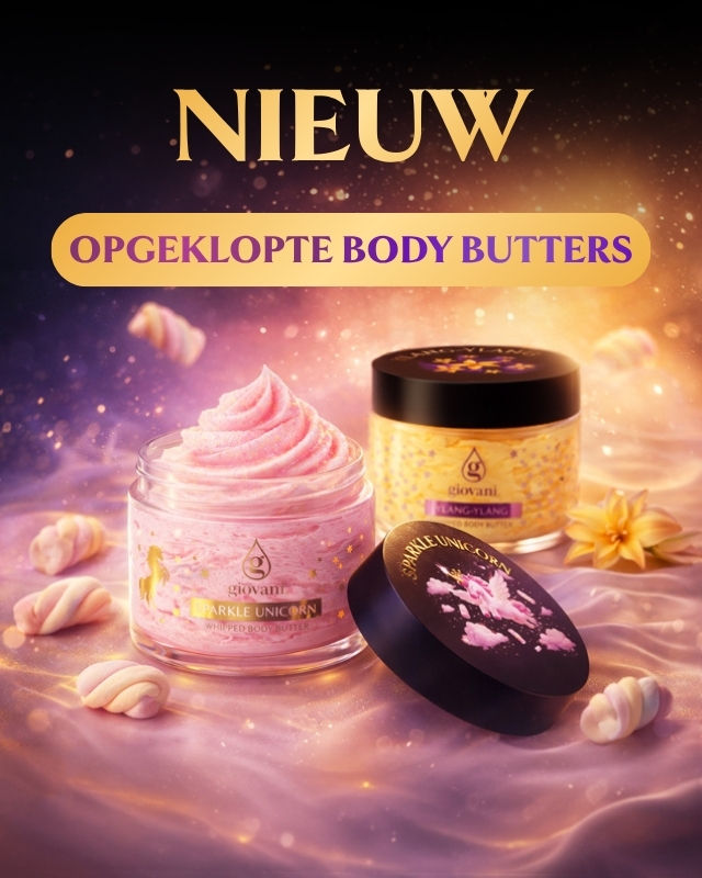 Opgeklopte body butters