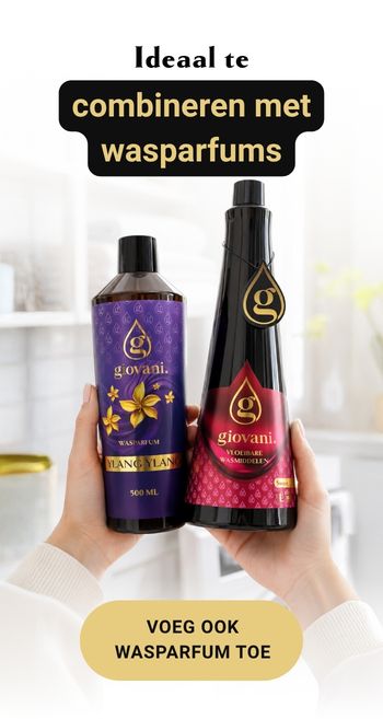 Combinatie van wasgel en wasparfum