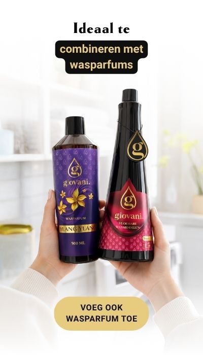 Combinatie van wasgel en wasparfum