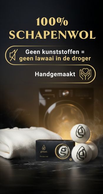 Wollen droogballen van 100% schapenwol