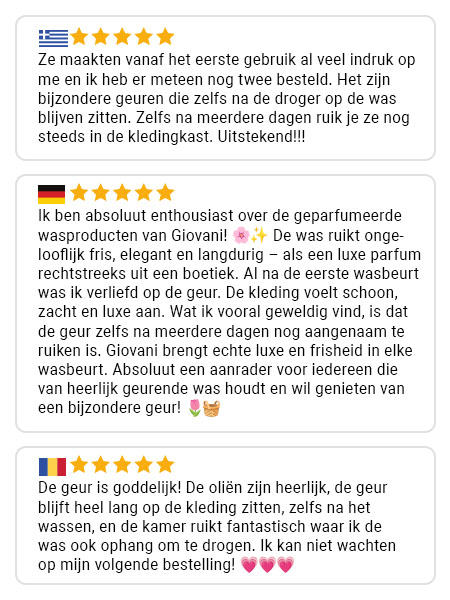 Beoordeling van een Giovani-klant 5