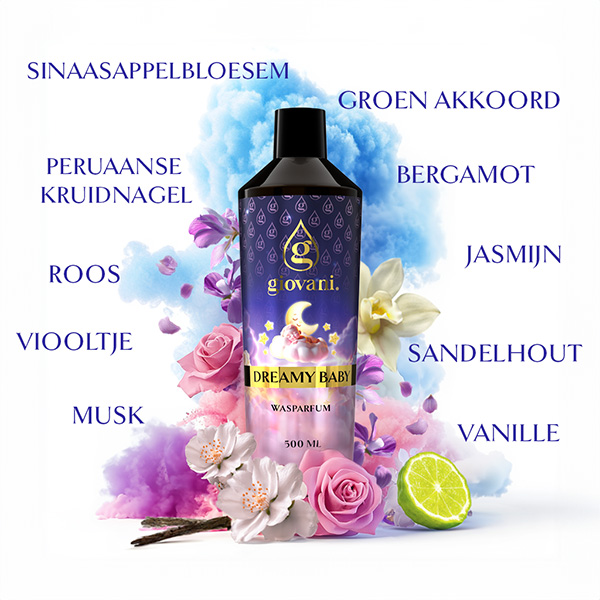 Ingrediënten van de geur DREAMY BABY