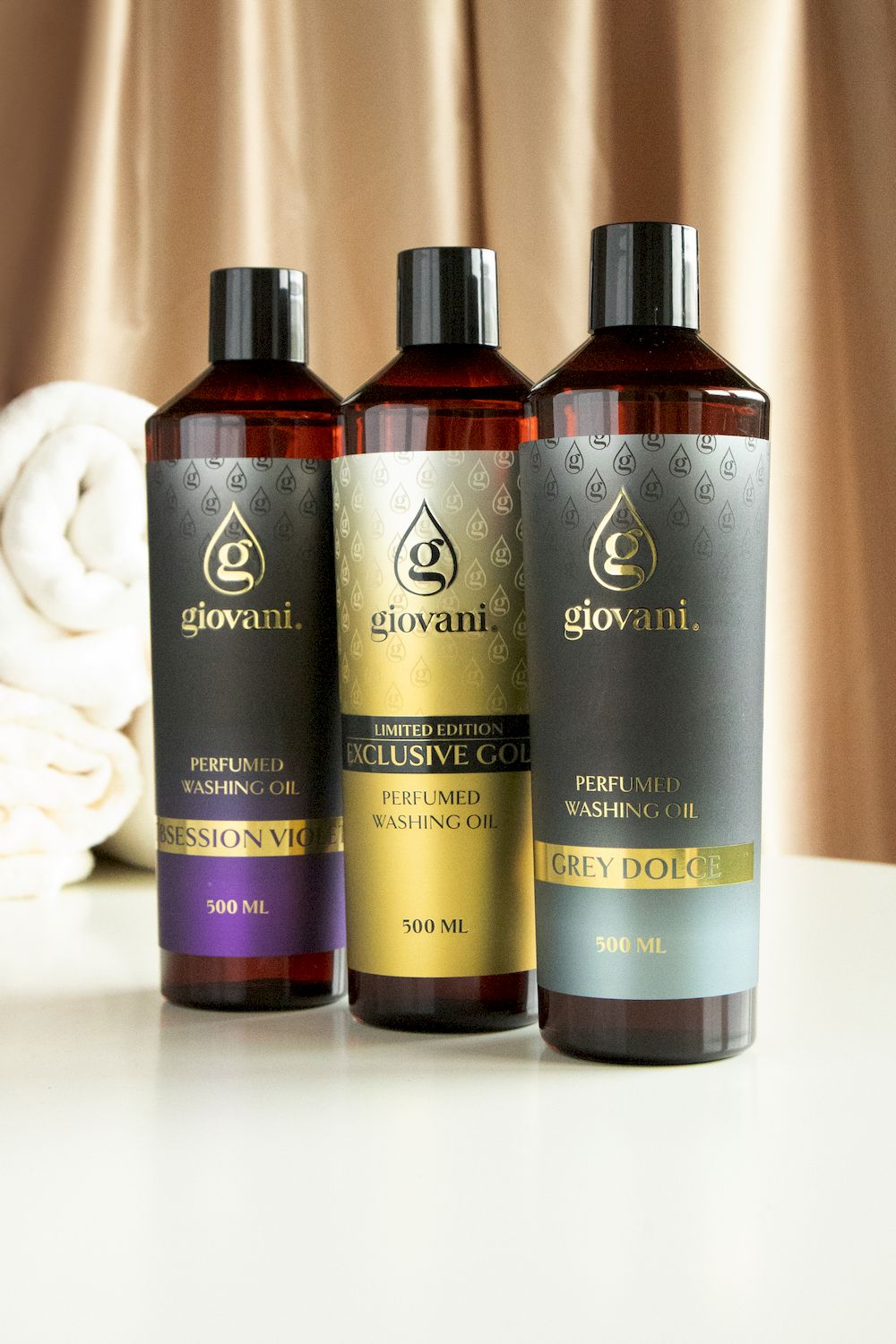 Giovani GOLD TOUCH - Luxe pakket wasoliën