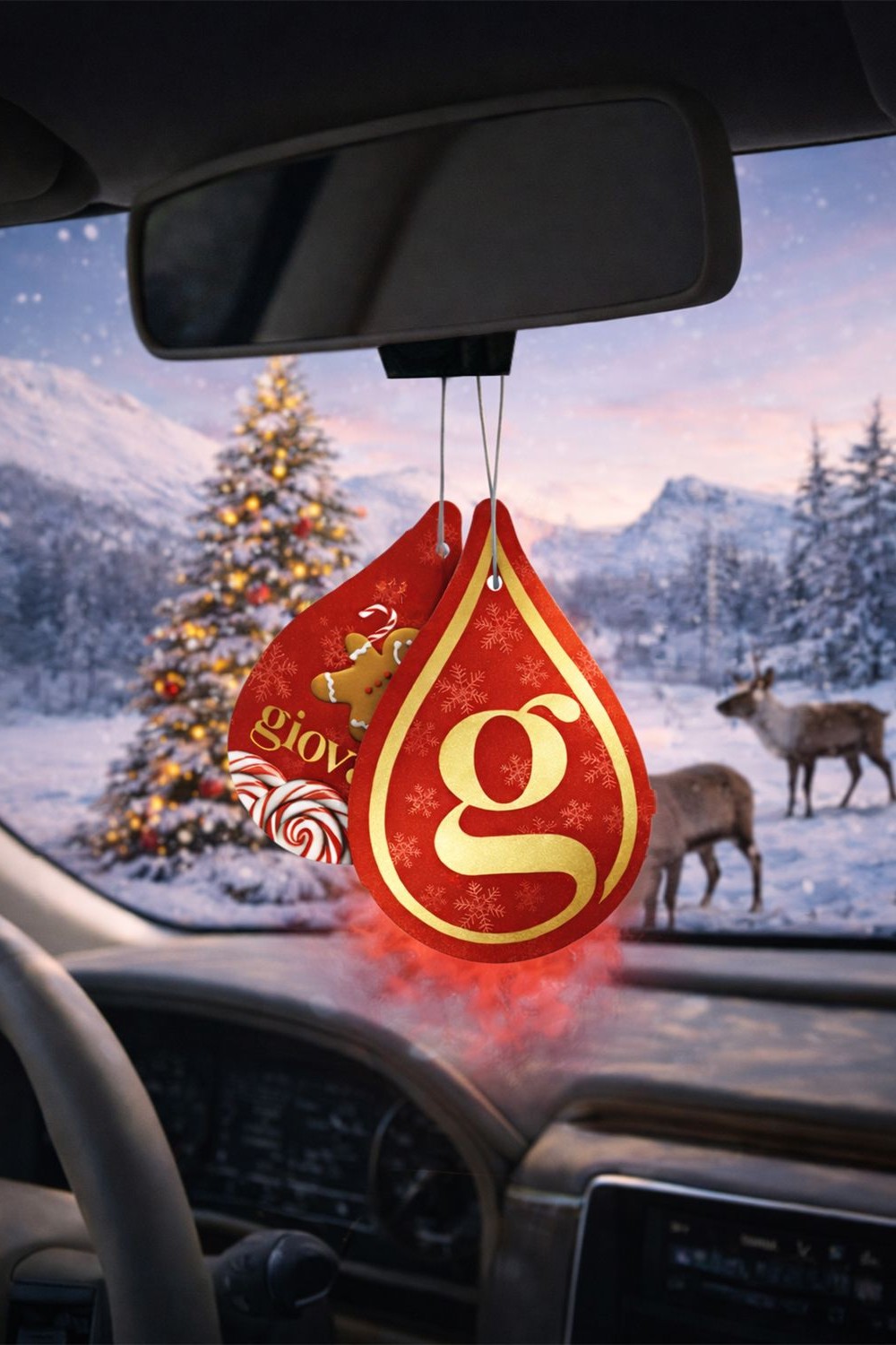 Universeel label met geur CHRISTMAS PIE