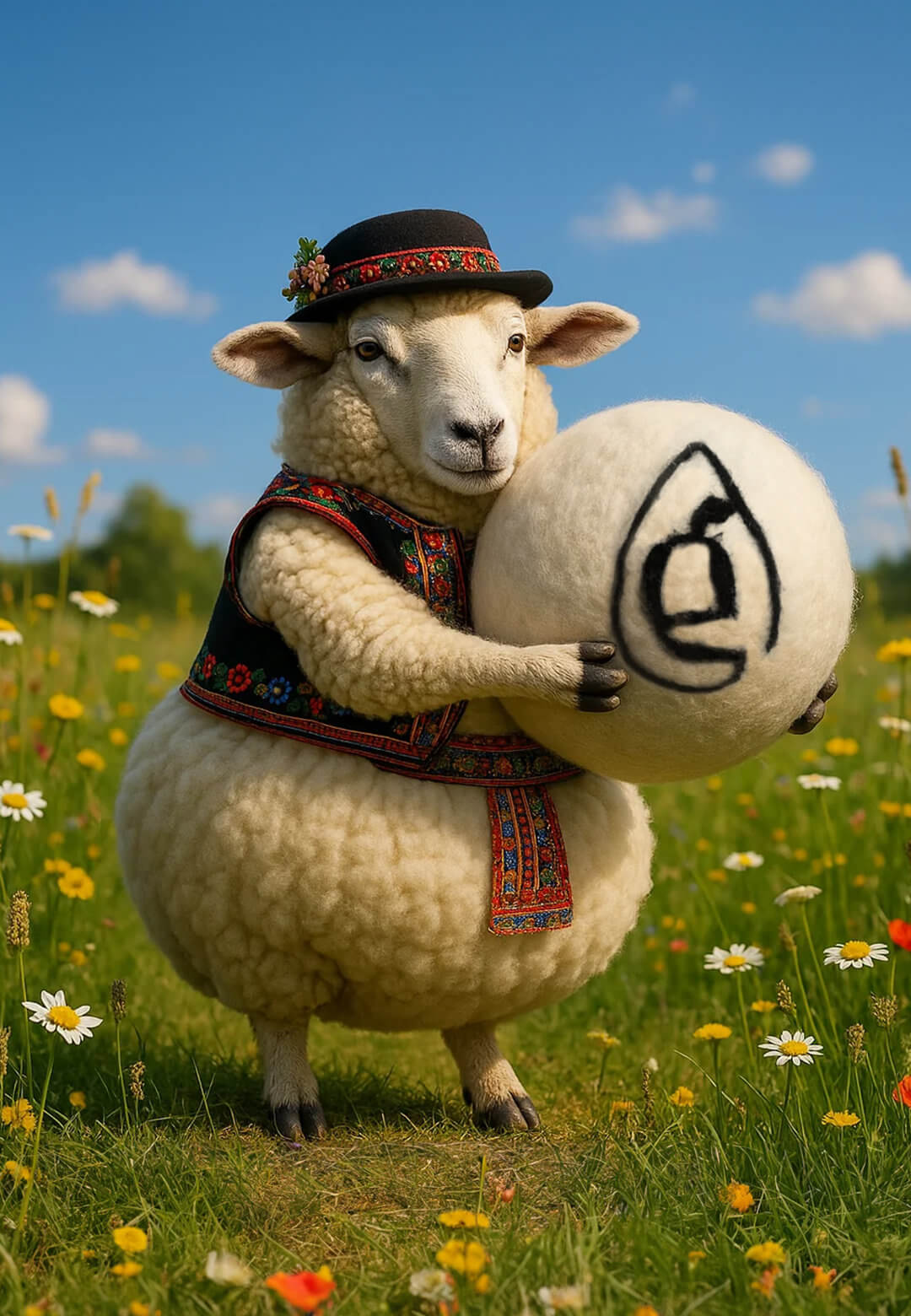 Giovani Schapenwollen ballen