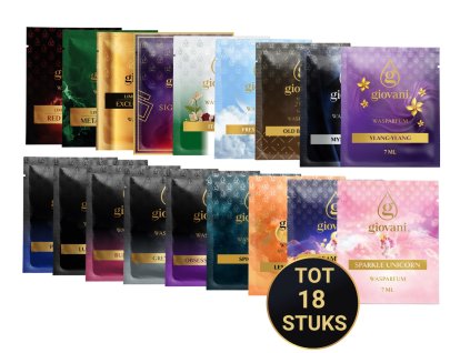 Giovani Wasparfum Samples 18 Stuks