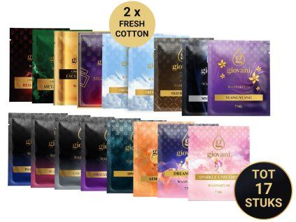 Giovani Wasparfum Samples 17 Stuks