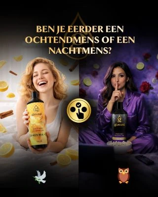 💖 Ben jij meer een ochtendmens of een nachtuil? 🌞🌙 Bij Giovani® weten we dat elk moment van de dag anders kan ruiken!...