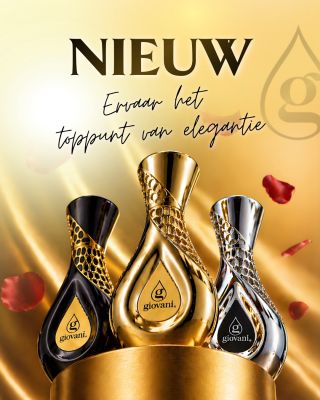 🔝 De meest luxueuze NIEUWE producten in de geschiedenis van Giovani® zijn hier! 💎 Hooggeconcentreerde Parfum (20–25 %) in...