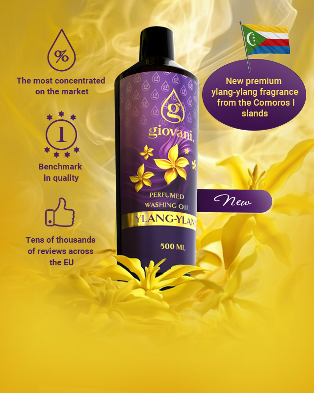 Perfumed washing oil YLANG-YLANG