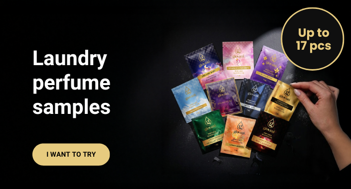 Laundry perfume samples