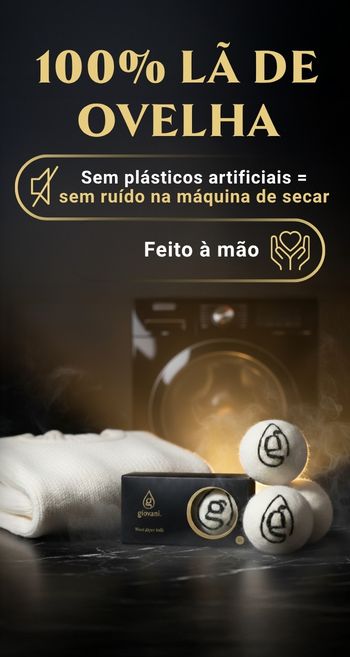 Bolas de lã para secadora 100% lã de ovelha