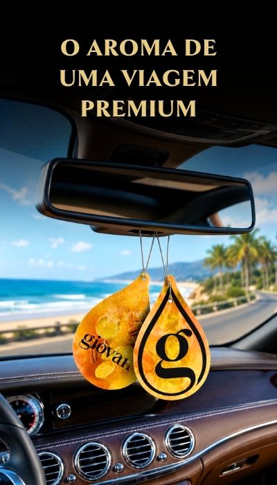 Suspensão perfumada para carro Giovani com fragrância premium