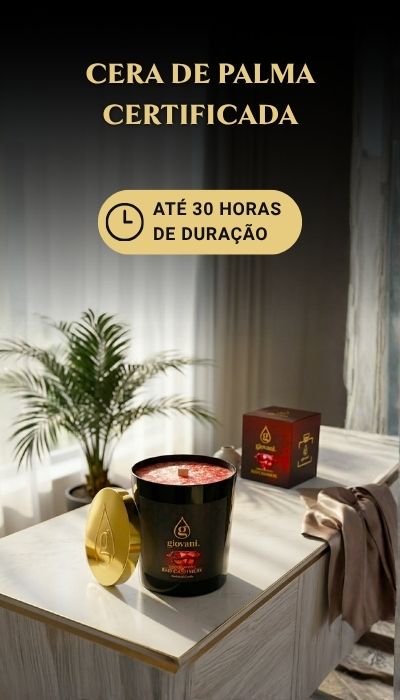 Vela de cera de palma certificada