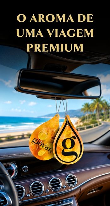 Suspensão perfumada para carro Giovani com fragrância premium