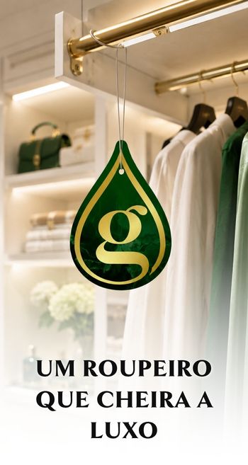 Suspensão perfumada para guarda-roupa com fragrância de luxo