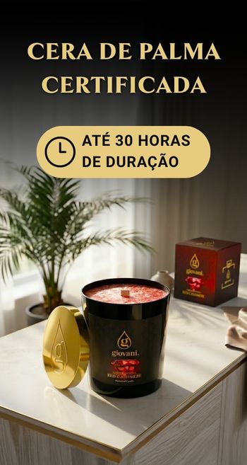 Vela de cera de palma certificada