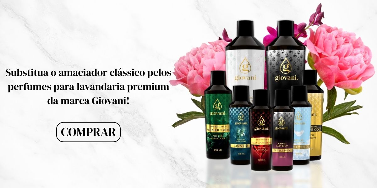 Perfumes para a roupa premium da Giovani
