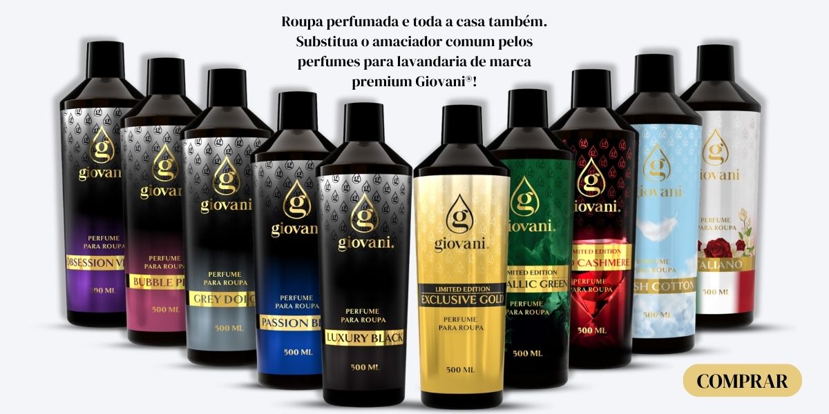 Perfumes de lavandaria premium Giovani