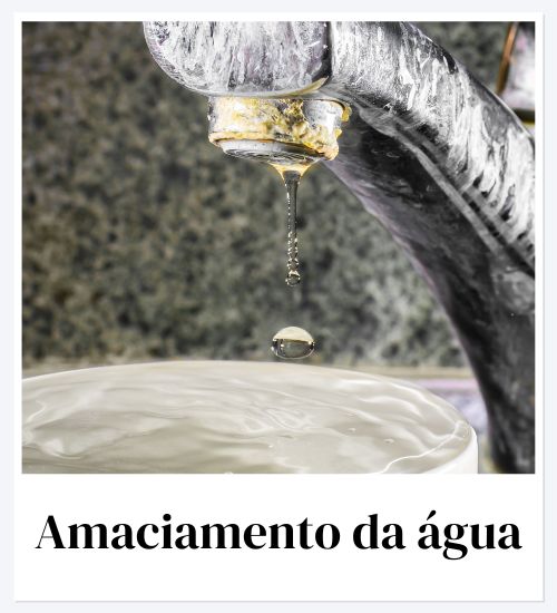 Amacia a água