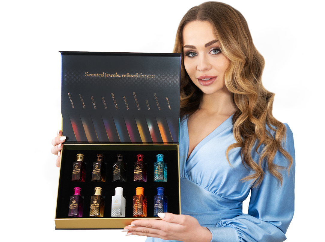 10 Giovani Miniature Perfumes in a Luxurious Case