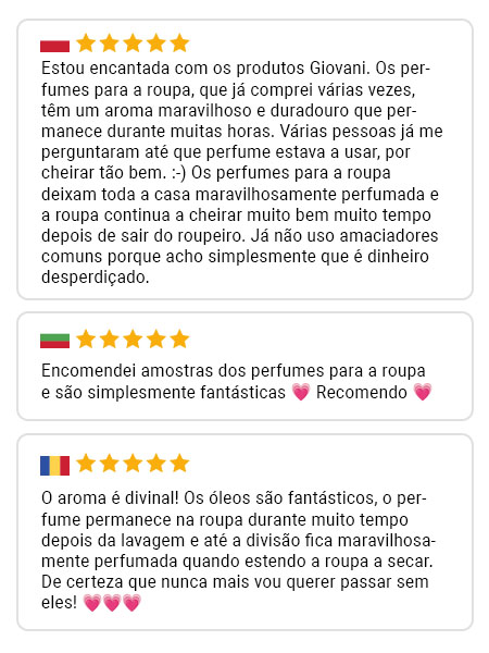 Avaliação de cliente Giovani 8
