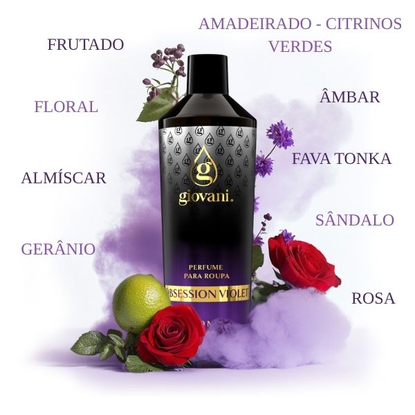 OBSESSION VIOLET Perfume premium para roupa Giovani