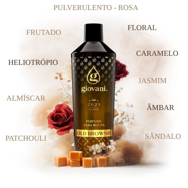 Giovani Fragrância duradoura para roupa OLD BROWNIE