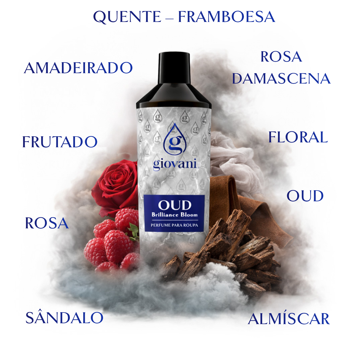 Giovani Aroma para máquina de lavar OUD Brilliance Bloom
