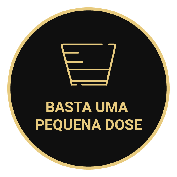 Basta uma pequena dose