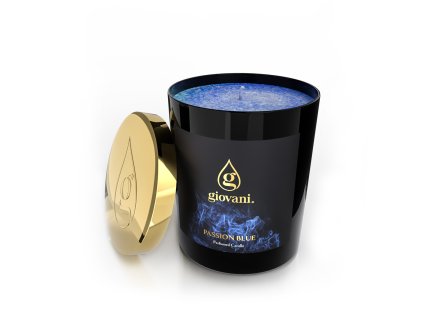 Vegan scented candle Giovani PASSION BLUE