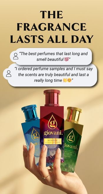 Giovani perfumes with long-lasting scent