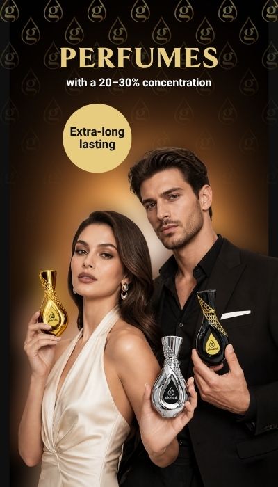 Giovani perfumes with high fragrance concentration