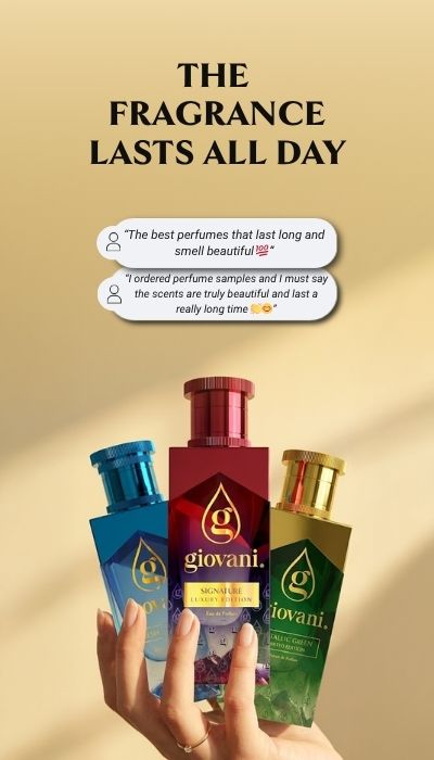 Giovani perfumes with long-lasting scent