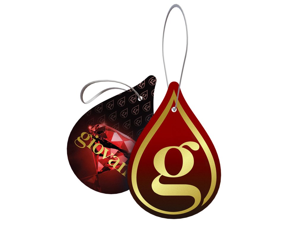 Giovani RED CASHMERE Scented tag