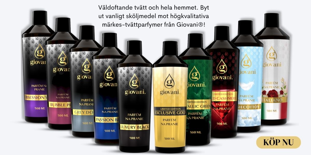 Premium tvättparfymer Giovani