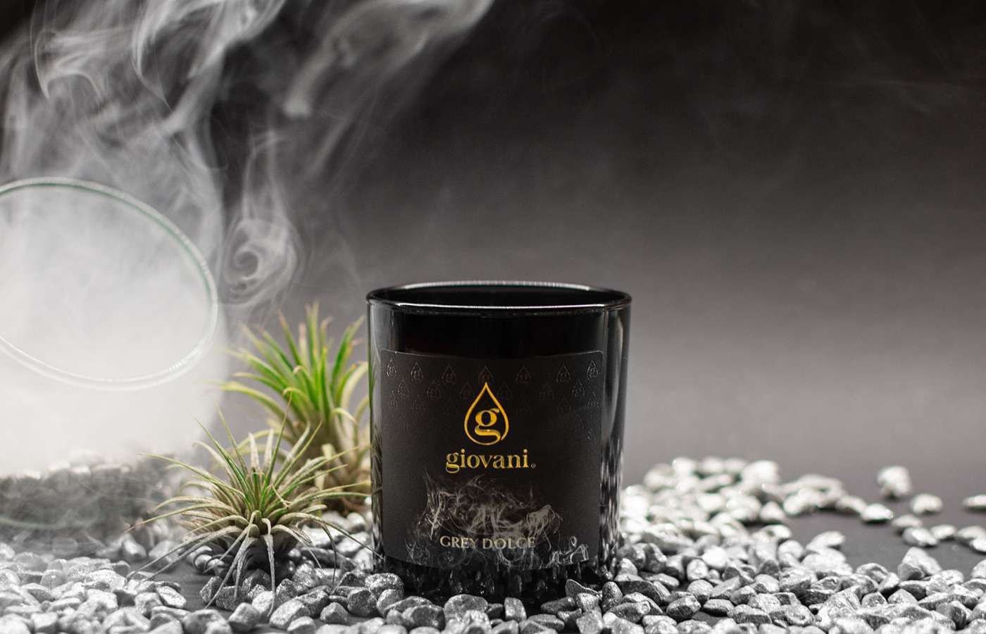 Veganskt doftljus GREY DOLCE 