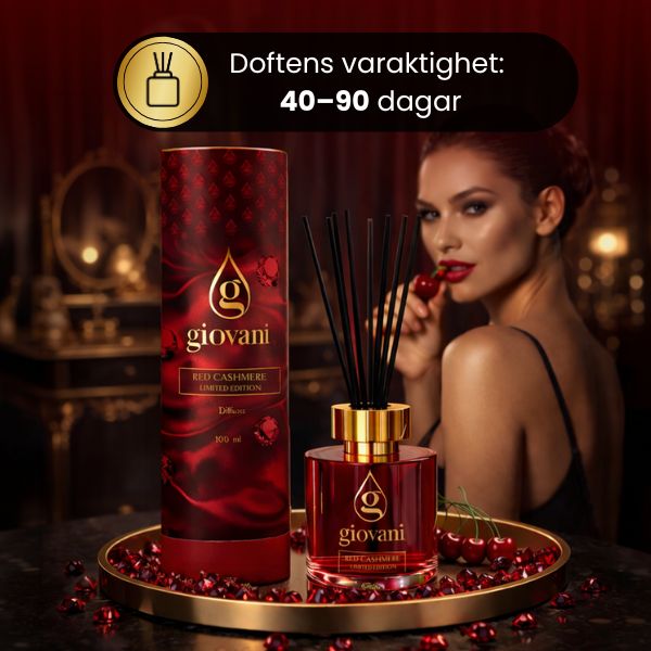 Aromatiska doftpinnar RED CASHMERE