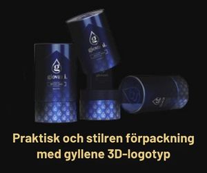 MYSTIC MAN Praktisk och stilren förpackning med gyllene 3D-logotyp
