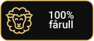 100% fårull