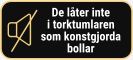 Orsakar inte buller i torktumlaren