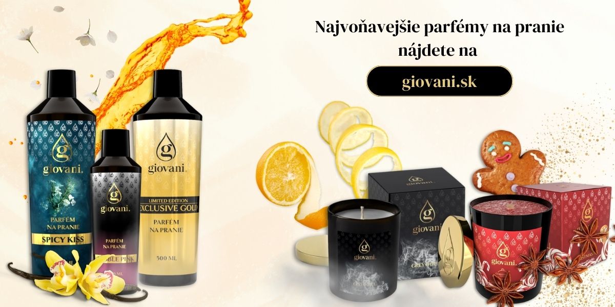 Sviečky a vôňe do prania Giovani