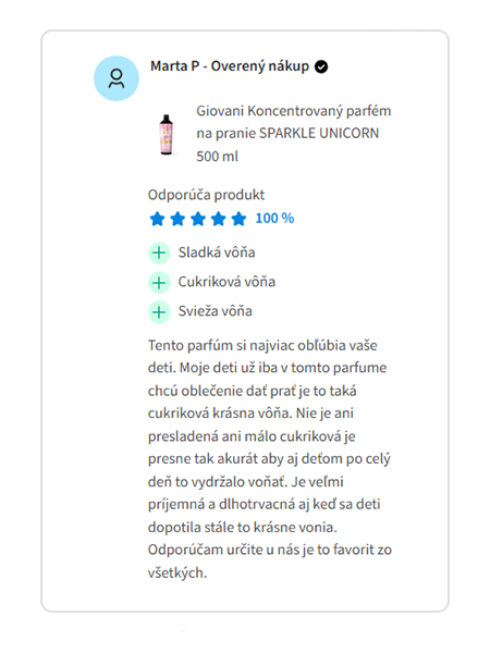 Recenzia zákazníka Giovani 3