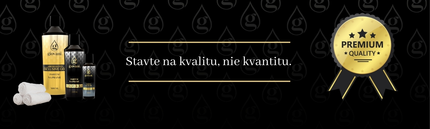 kvalitné parfémy na pranie Giovani